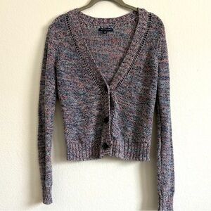 American Eagle Outfitters Multicolor Button-Up Cardigan size x-small